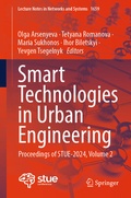 Bild: Smart Technologies in Urban Engineering - Springer