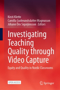 Enlarge image Cover: Investigating Teaching Quality through Video Capture - Springer