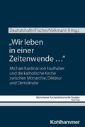 Cover: "Wir leben in einer Zeitenwende ." - Kohlhammer