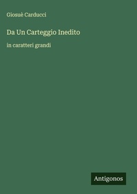 Enlarge image Cover: Da Un Carteggio Inedito - Antigonos Verlag