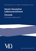 Cover: Verein Deutscher Lebensversicherer Chronik - VVW Verlag Versicherungswirtschaft