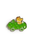 Cover: Richard Scarry: Pickle Car Enamel Pin - Out of Print Clothing