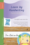 Cover: Handwriting Practice Workbook - Bible Verses - John 3 - Memorescribe