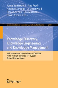 Abbildung von: Knowledge Discovery, Knowledge Engineering and Knowledge Management - Springer