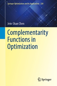 Abbildung von: Complementarity Functions in Optimization - Springer