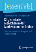 Cover: KI-generierte Menschen in der Markenkommunikation - Springer Gabler