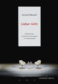 Enlarge image Cover: Lieber nicht - Aisthesis