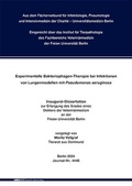 Bild: Experimentelle Bakteriophagen-Therapie bei Infektionen von Lungenmodellen mit Pseudomonas aeruginosa - Mensch & Buch