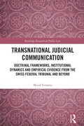 Cover: Transnational Judicial Communication - Routledge