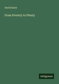 Cover: From Poverty to Plenty - Antigonos Verlag