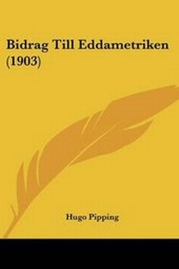 Abbildung von: Bidrag Till Eddametriken (1903) - Kessinger Publishing