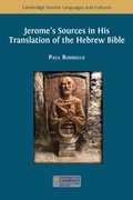 Cover: Jerome's Sources in His Translation of the Hebrew Bible - Cambridge Semitic Languages and Cultures
