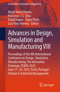 Enlarge image Cover: Advances in Design, Simulation and Manufacturing VIII - Springer