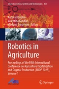 Cover: Robotics in Agriculture - Springer