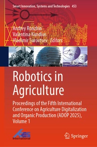 Enlarge image Cover: Robotics in Agriculture - Springer