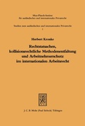 Bild: Rechtstatsachen, kollisionsrechtliche Methodenentfaltung und Arbeitnehmerschutz im internationalen Arbeitsrecht - Mohr Siebeck