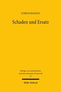Abbildung von: Schaden und Ersatz - Mohr Siebeck