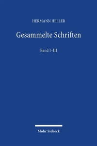 Abbildung von: Gesammelte Schriften - Mohr Siebeck