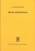 Abbildung von: Recht und Konzern - Mohr Siebeck