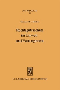 Bild: Rechtsgüterschutz im Umwelt- und Haftungsrecht - Mohr Siebeck