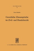 Bild: Gesetzliche Zinsansprüche im Zivil- und Handelsrecht - Mohr Siebeck