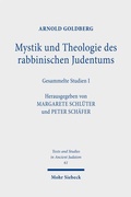 Bild: Mystik und Theologie des rabbinischen Judentums - Mohr Siebeck