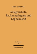 Bild: Anlegerschutz, Rechnungslegung und Kapitalmarkt - Mohr Siebeck