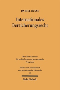 Bild: Internationales Bereicherungsrecht - Mohr Siebeck