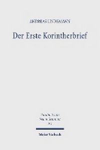 Abbildung von: Der Erste Korintherbrief - Mohr Siebeck