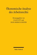 Abbildung von: Ökonomische Analyse des Arbeitsrechts - Mohr Siebeck