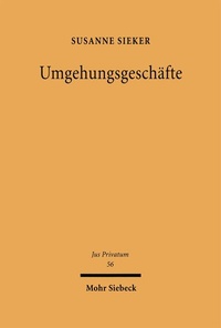 Bild: Umgehungsgeschäfte - Mohr Siebeck