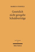 Bild: Gesetzlich nicht geregelte Schuldverträge - Mohr Siebeck