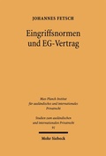 Bild: Eingriffsnormen und EG-Vertrag - Mohr Siebeck