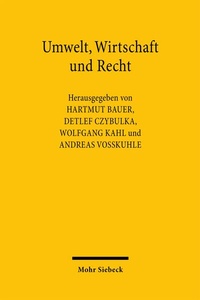 Abbildung von: Umwelt, Wirtschaft und Recht - Mohr Siebeck