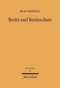 Bild: Besitz und Besitzschutz - Mohr Siebeck