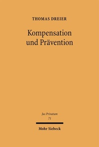 Bild: Kompensation und Prävention - Mohr Siebeck