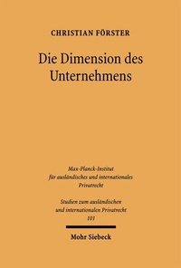 Bild: Die Dimension des Unternehmens - Mohr Siebeck