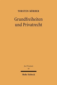 Bild: Grundfreiheiten und Privatrecht - Mohr Siebeck