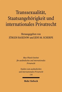 Bild: Transsexualität, Staatsangehörigkeit und internationales Privatrecht - Mohr Siebeck