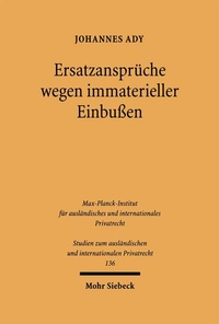 Bild: Ersatzansprüche wegen immaterieller Einbußen - Mohr Siebeck