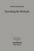 Bild: Rereading the Mishnah - Mohr Siebeck