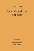 Bild: Unternehmerisches Ermessen - Mohr Siebeck