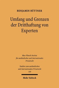 Bild: Umfang und Grenzen der Dritthaftung von Experten - Mohr Siebeck