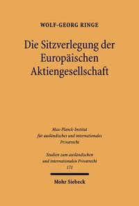 Bild: Die Sitzverlegung der Europäischen Aktiengesellschaft - Mohr Siebeck