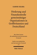 Bild: Förderung und Finanzkontrolle gemeinnütziger Organisationen in Großbritannien und Deutschland - Mohr Siebeck
