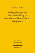 Abbildung von: Vorlagepflichten und Beweisvereitelung im deutschen und französischen Zivilprozess - Mohr Siebeck
