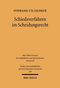 Bild: Schiedsverfahren im Scheidungsrecht - Mohr Siebeck