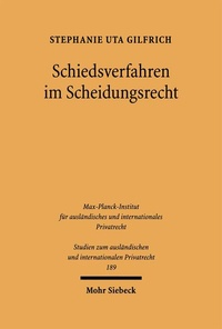 Bild: Schiedsverfahren im Scheidungsrecht - Mohr Siebeck
