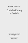 Abbildung von: Christian Identity in Corinth - Mohr Siebeck
