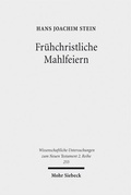 Abbildung von: Frühchristliche Mahlfeiern - Mohr Siebeck